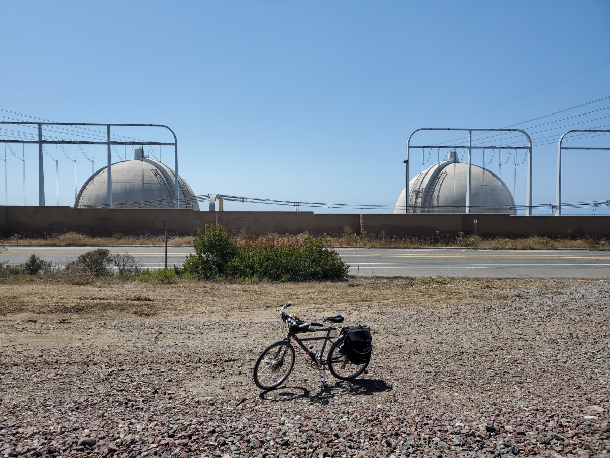 Lick observatory as you drive up the hills